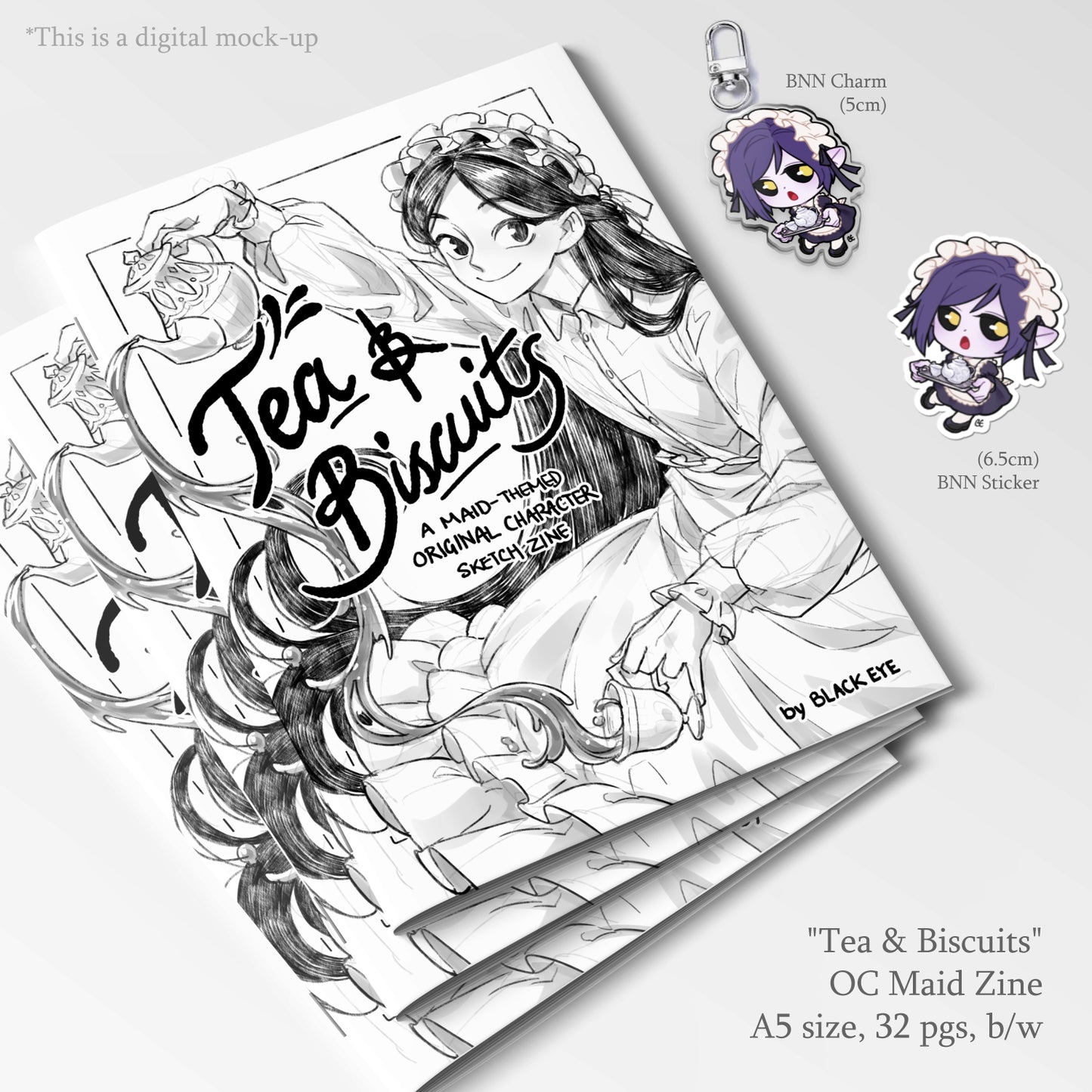 Tea & Biscuits - OC Maid Zine (First Press Bundle)