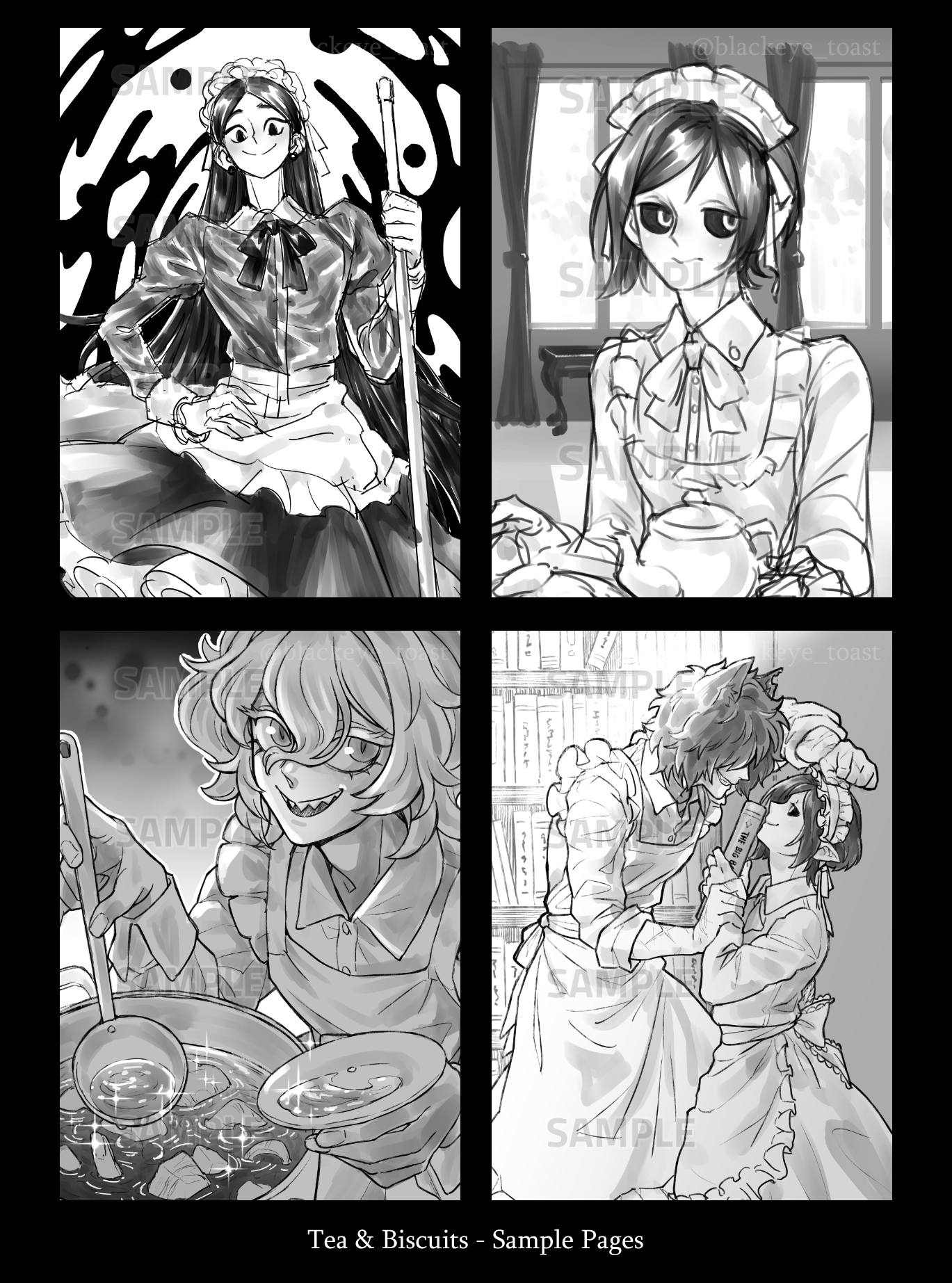 Tea & Biscuits - OC Maid Zine (First Press Bundle)