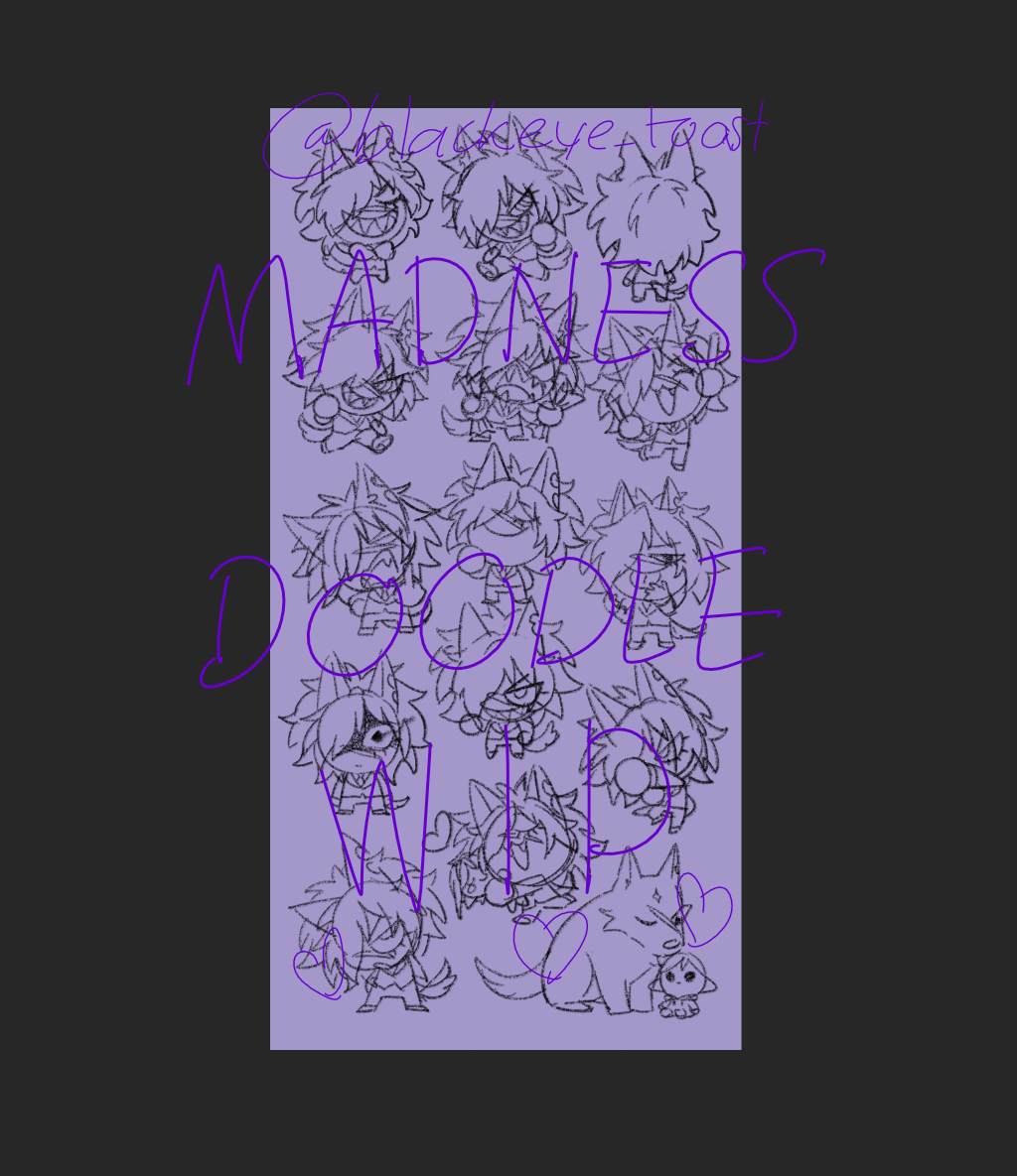 Doodle MADNESS #01 Sticker Sheet (Pre-Order)