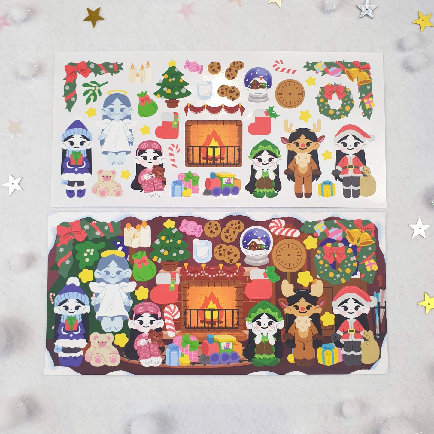 Bee Dressup Christmas Sticker Sheet (Pre-Order Restock)