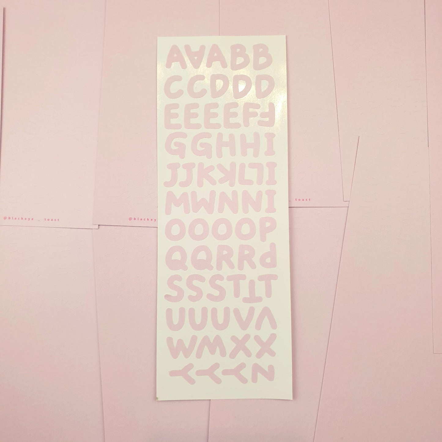 Gentle Breeze Alphabet Stickers