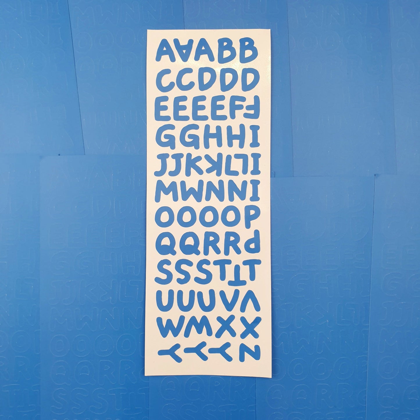 Retro Toy Alphabet Stickers