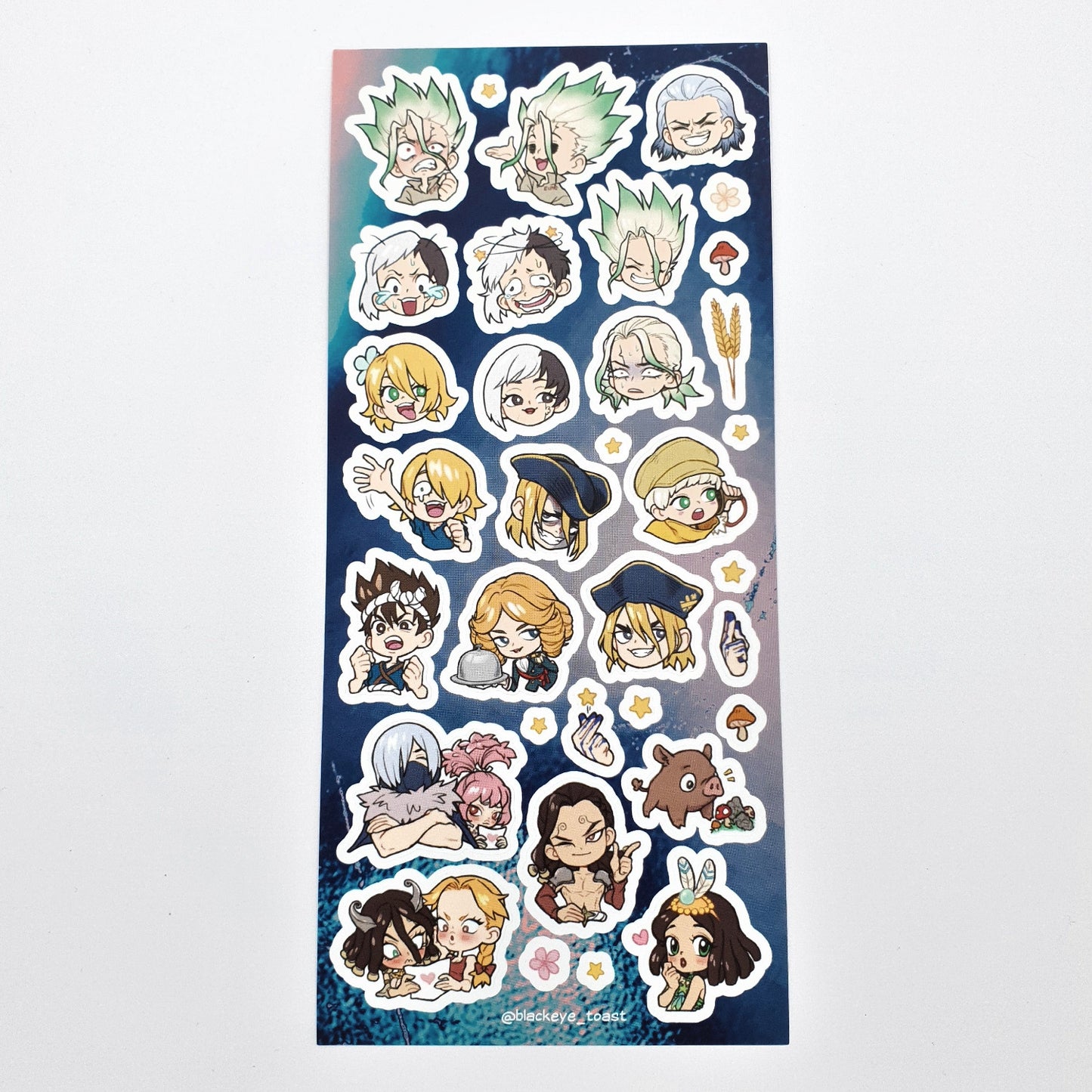 Dr.Stone Sticker Sheet #2