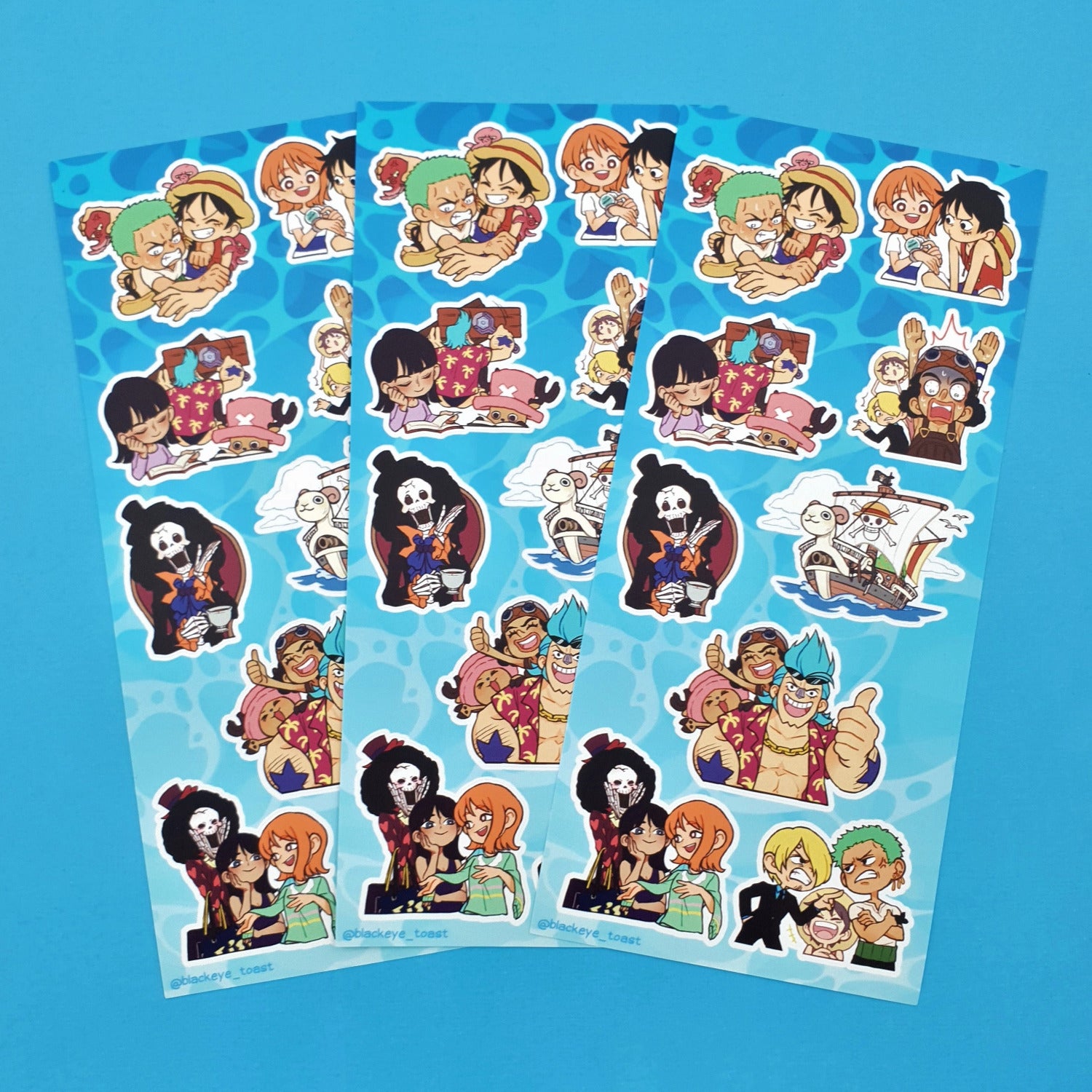 One Piece Sticker Sheet - Grand Line – BLACK EYE