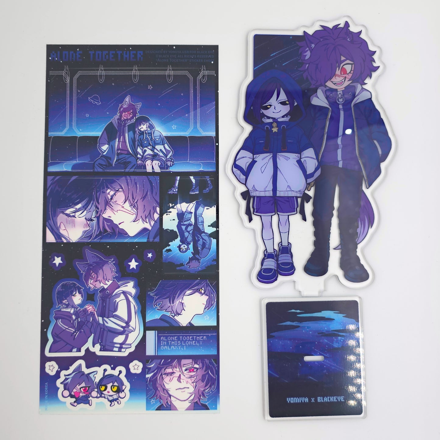 Yomiya Collab Standee+Sticker Bundle