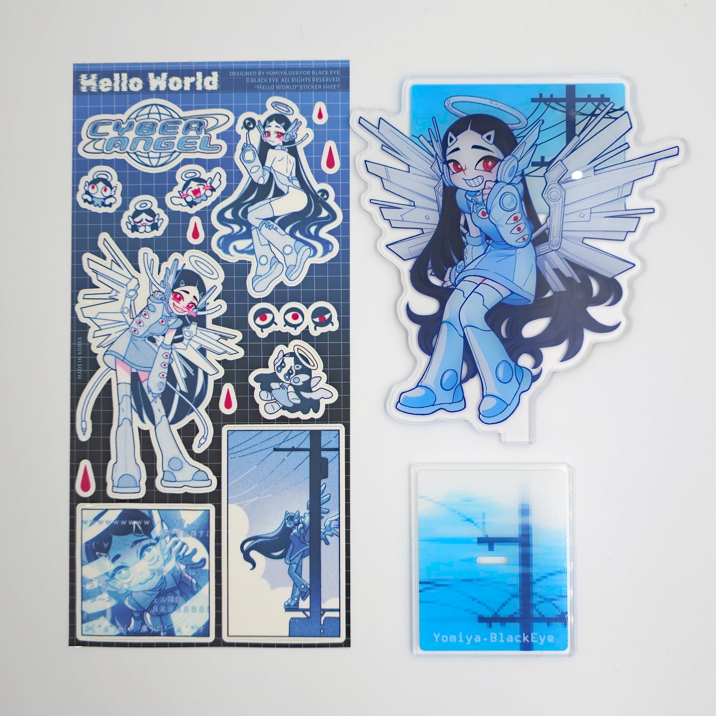 Yomiya Collab Standee+Sticker Bundle