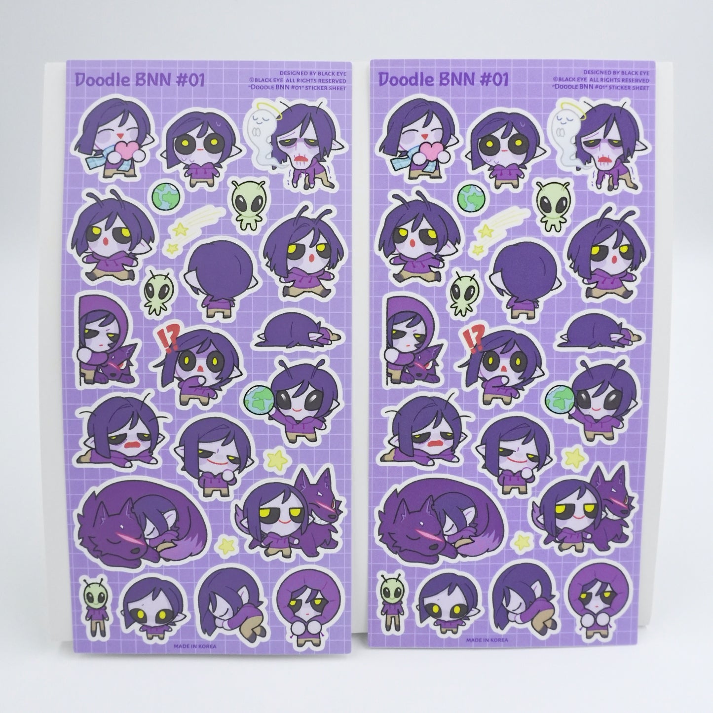 Doodle BNN #01 Sticker Sheet