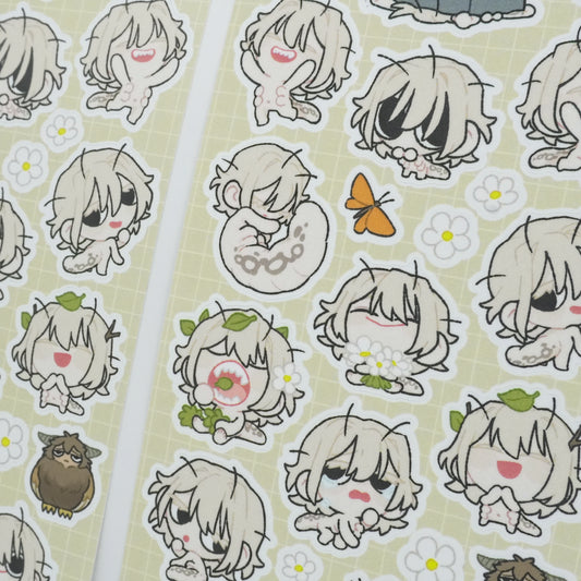 Doodle Worm #01 Sticker Sheet