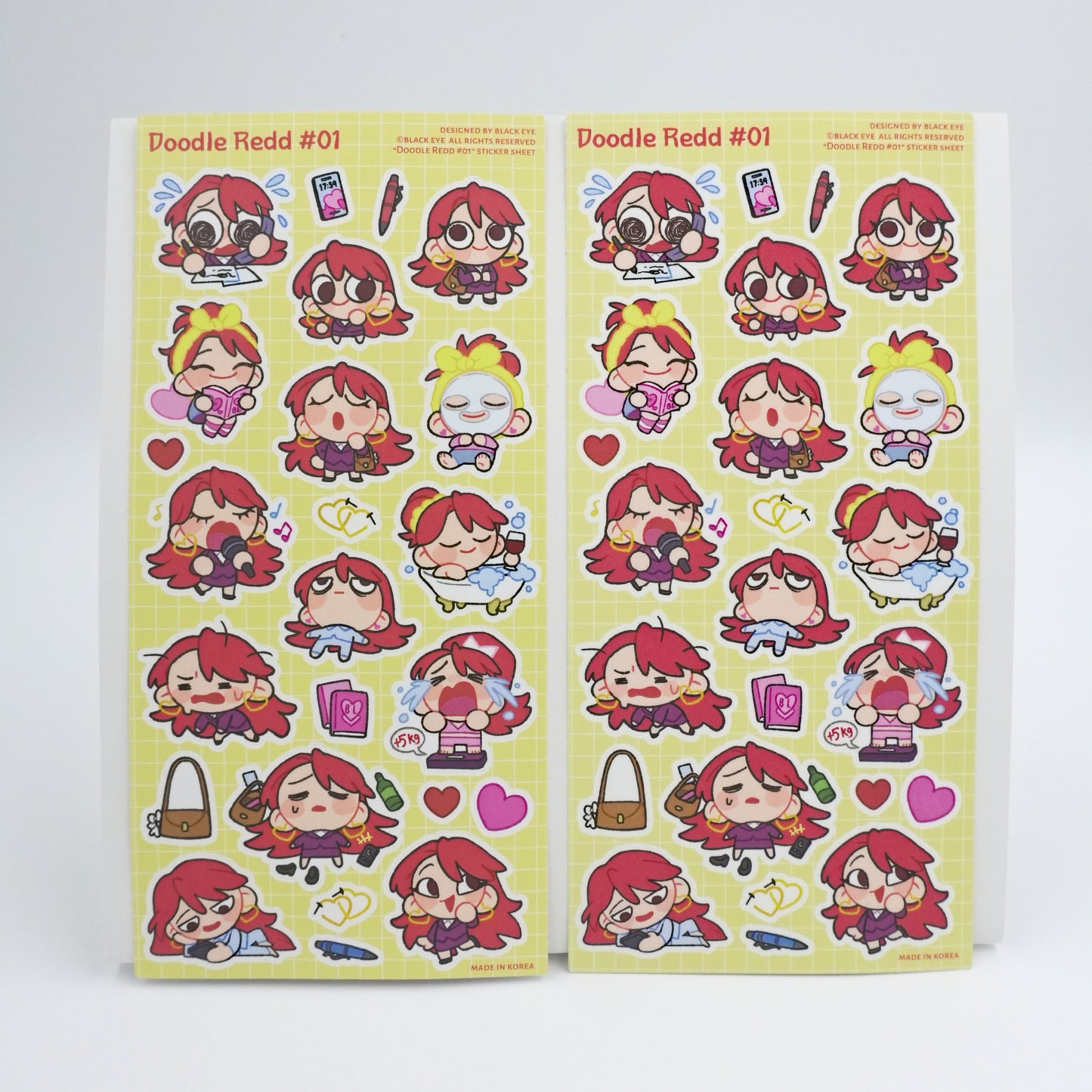 Doodle Redd #01 Sticker Sheet