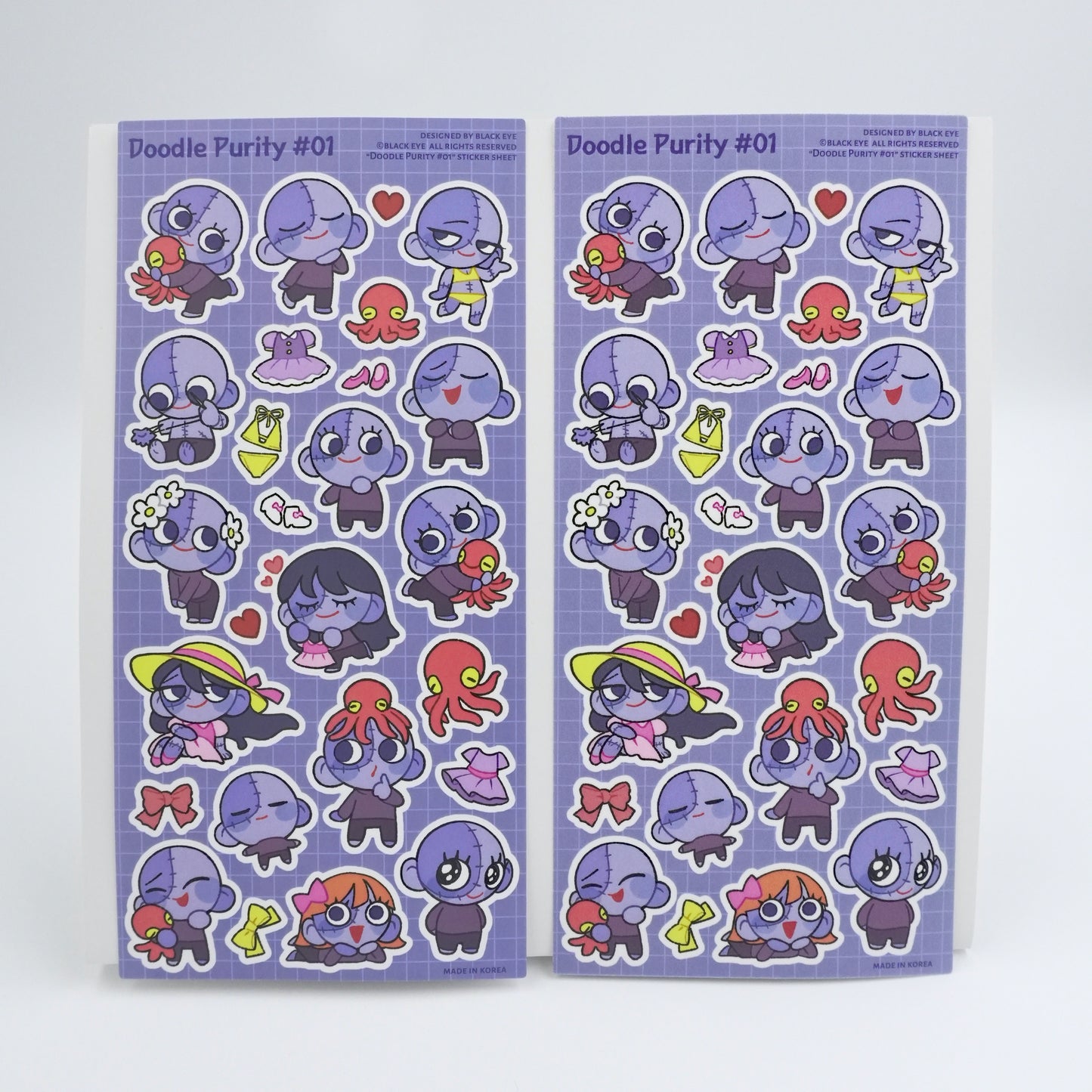 Doodle Purity #01 Sticker Sheet