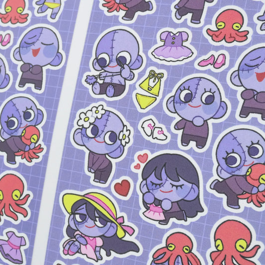Doodle Purity #01 Sticker Sheet