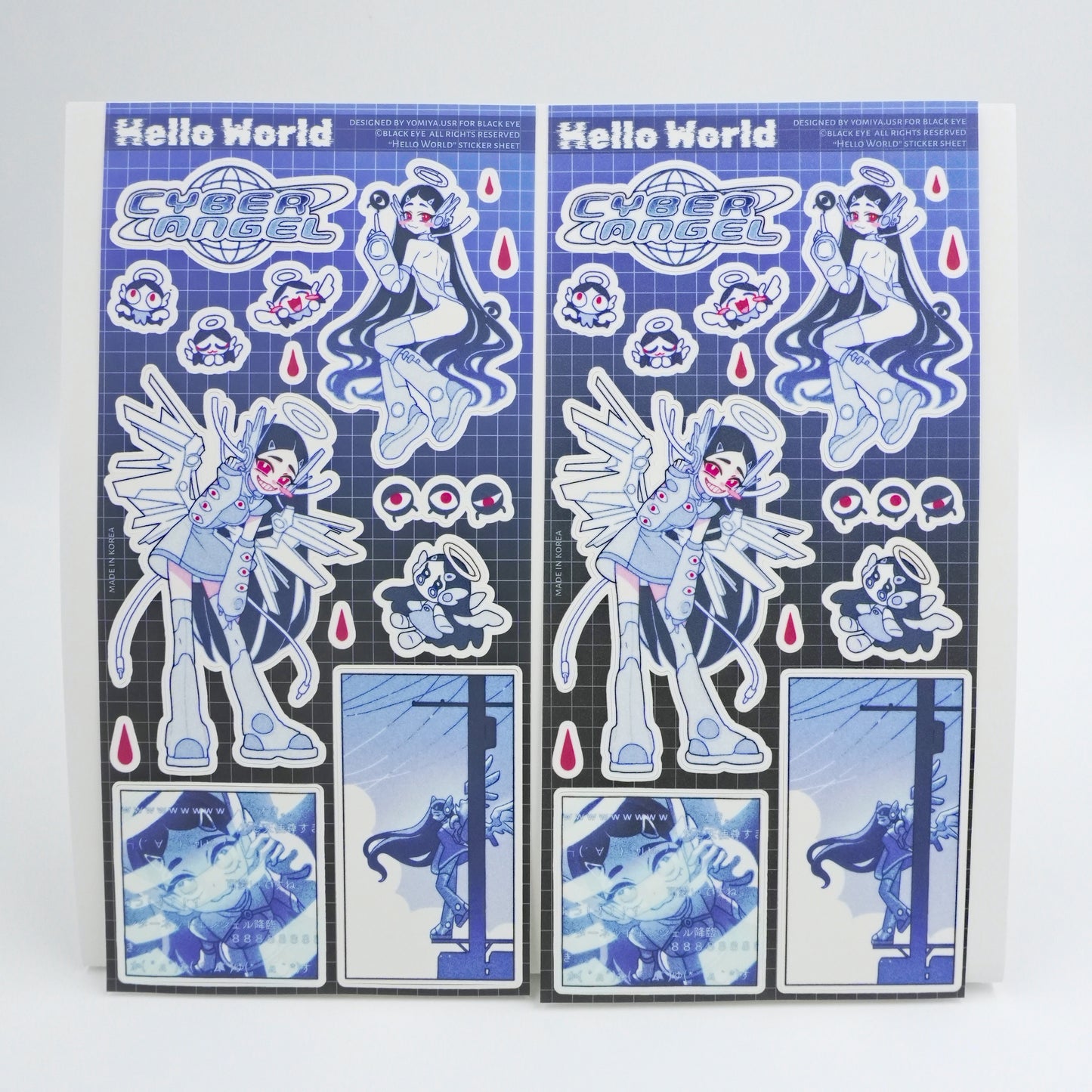 "Hello World" Sticker Sheet
