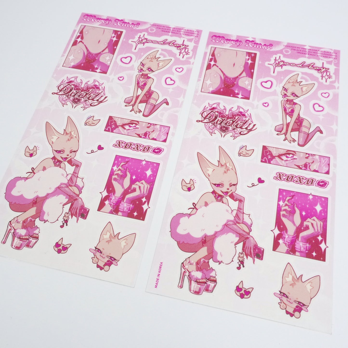 "Merry Xmas" Sticker Sheet