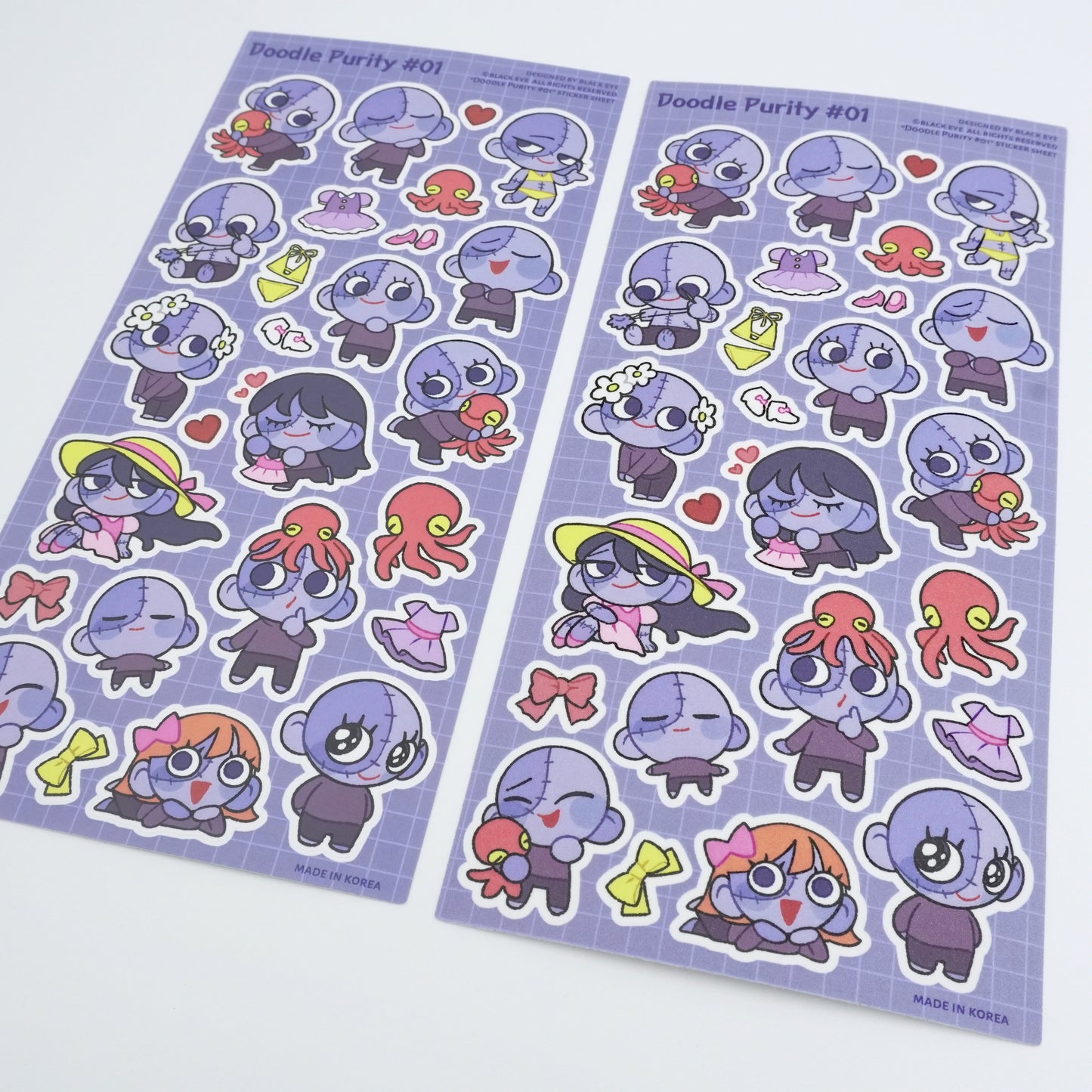 Doodle Purity #01 Sticker Sheet