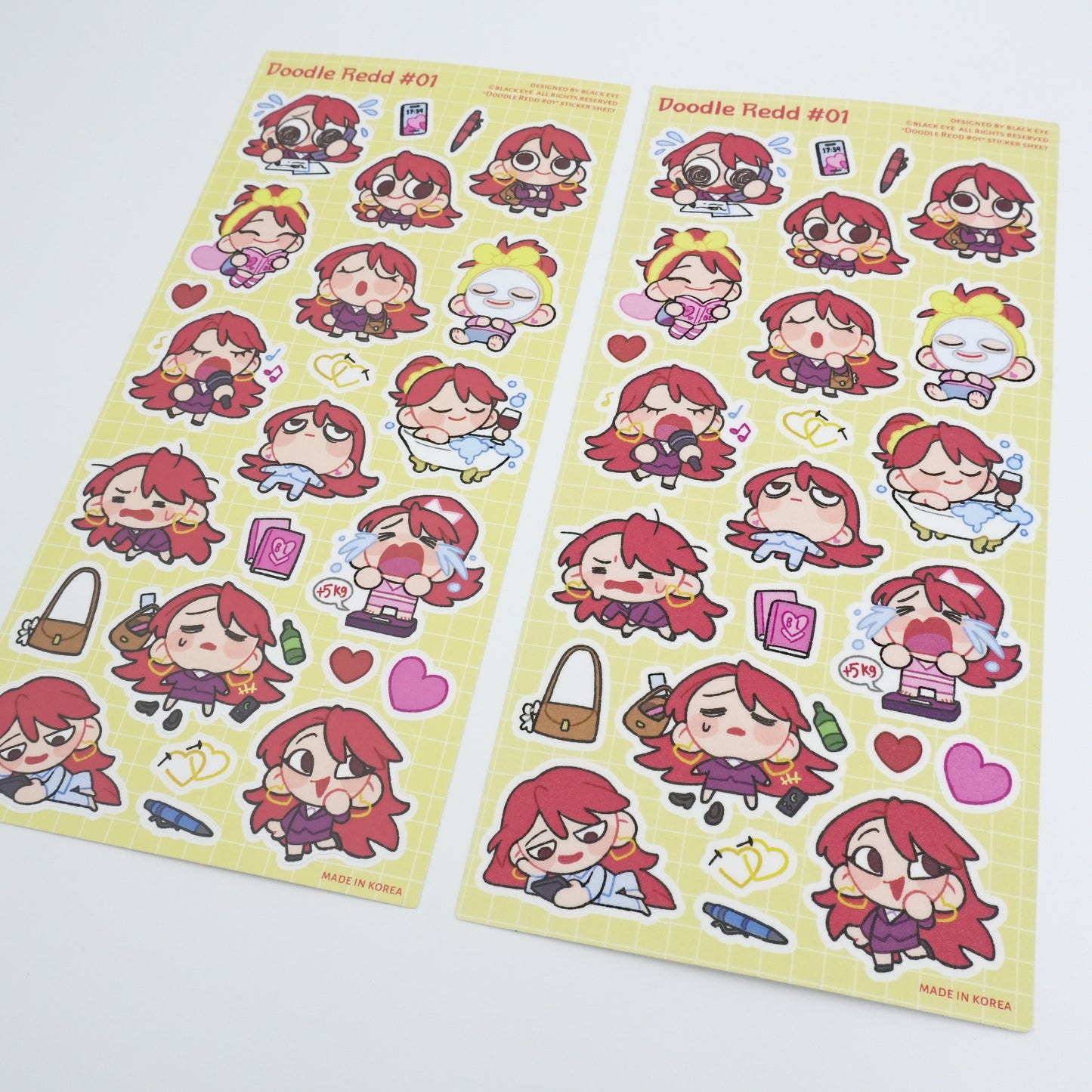 Doodle Redd #01 Sticker Sheet