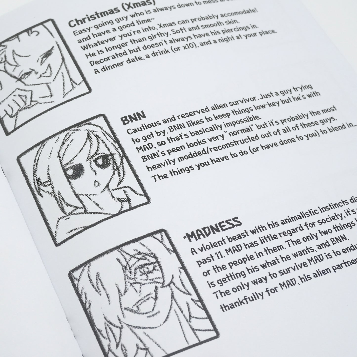 Abyss #01 - NSFW OC Sketch Zine