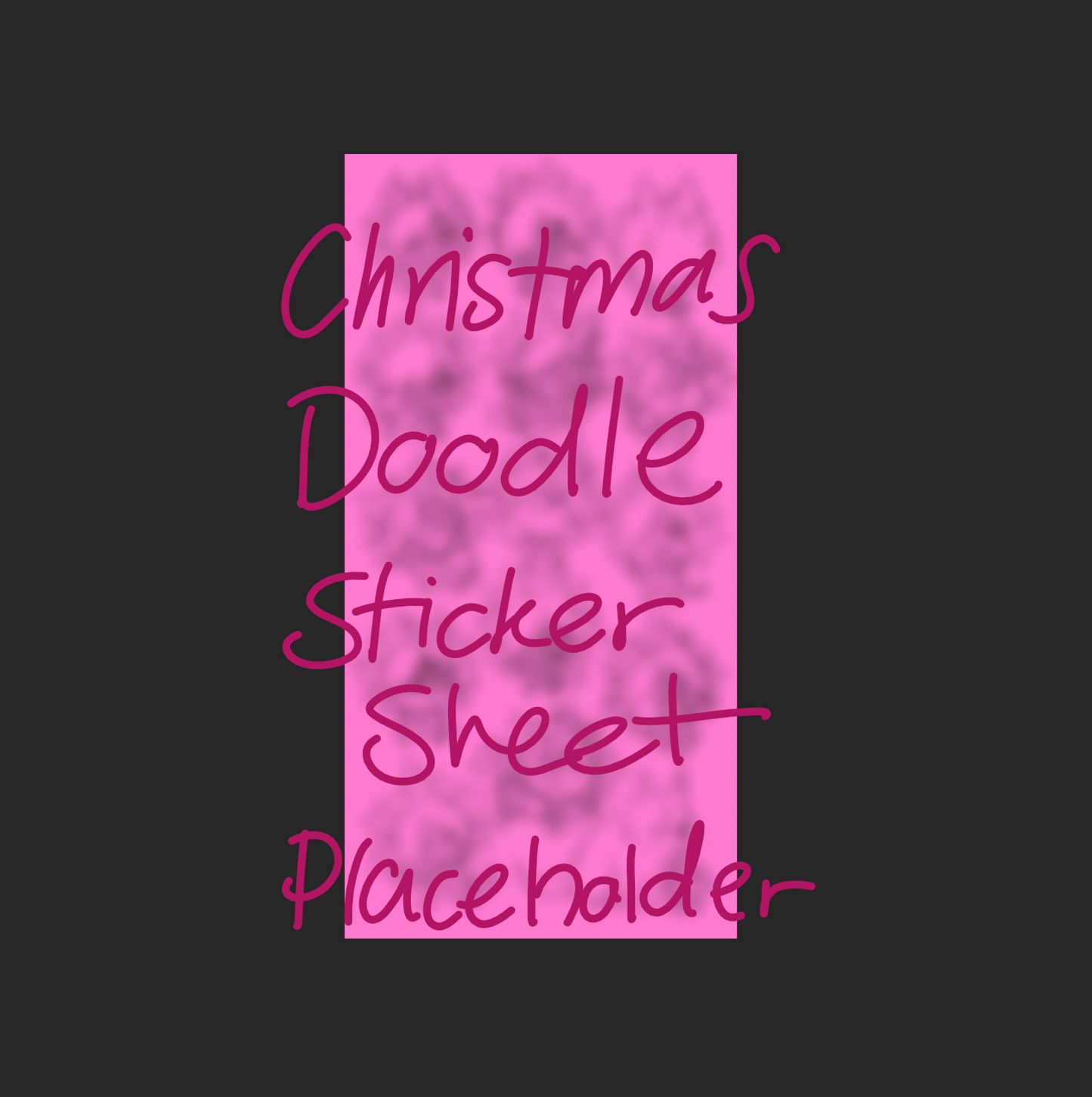 Doodle Xmas #01 Sticker Sheet (Pre-Order)