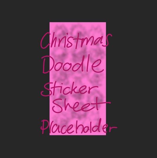 Doodle Xmas #01 Sticker Sheet (Pre-Order)