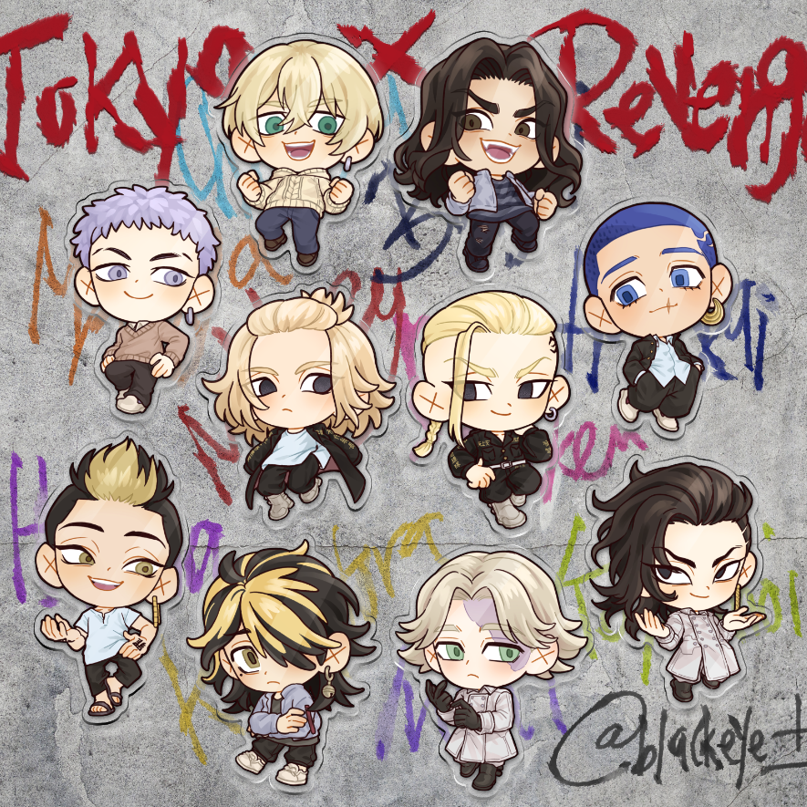 Tokyo Revngrs Charms (Pre-Order)
