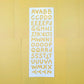 Retro Toy Alphabet Stickers (Pre-Order Restock)