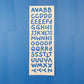 Retro Toy Alphabet Stickers (Pre-Order Restock)